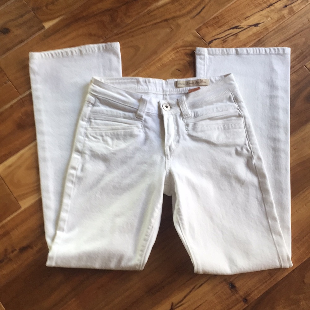 Christopher Blue White Denim Jeans size 2 Like New